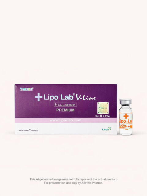 Lipo Lab V-Line Mesotherapy Fat Dissolvers 5 Vials x 10ml